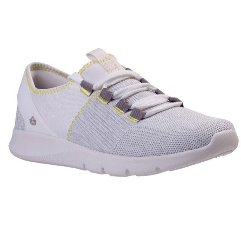 Spenco Kelsey Sneaker Womens 8 Medium White Arch Supportive Shoe‎ Flaw New